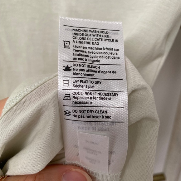 Vince Womens Washed Mint Essential Pima Cotton Crew Nect T-shirt Peru Size XXS - Picture 4 of 7